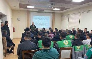 Kütahya OBM’de araç şoförleri ve operatörlere...