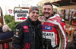Kutsal toprak sevgisi zorluk tanımadı, motosiklet...