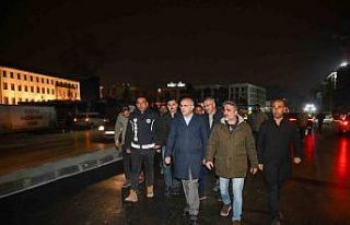 Malatya’da, İnönü Caddesi yeniden trafiğe açıldı