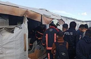 Malatya’da konteynerde yangın