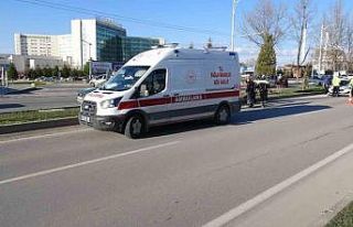 Malatya’da otomobil ile çarpışan motosiklet devrildi:...
