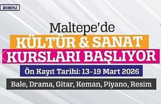 Maltepe Belediyesi kültür sanat kursları başlıyor