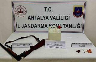 Manavgat’ta uyuşturucu operasyonunda 2 şüpheliye...