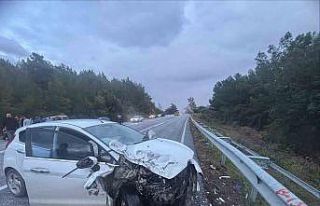 Manavgat’ta zincirleme kaza: 2 yaralı