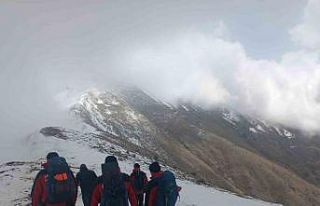 Manisa’da kayıp amatör dağcıyı arama ve kurtarma...