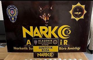 Manisa’da sentetik ecza operasyonu: 2 tutuklama