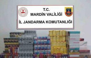 Mardin’de 10 bin paket kaçak sigara ele geçirildi
