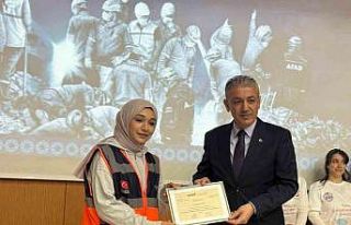 Mardin’de AFAD gönüllülerine sertifikaları verildi