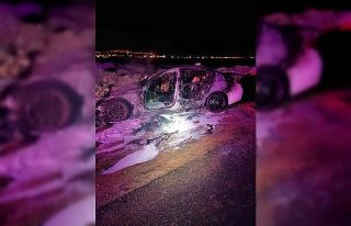 Mardin’de otomobilde çıkan yangın söndürüldü