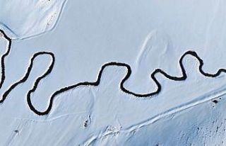 Mendereslerin karlı manzarası mest etti