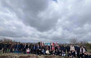 Mihalıççık’ta 100 fidan toprakla buluştu