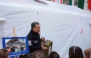 Miniklere afet bilinci aşılandı