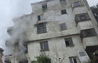Mudanya’da apartmanda yangın paniği