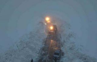 Muş’ta bahar ayında kar ulaşımı olumsuz etkiledi