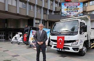 Nazilli Belediyesi’nden 23 ayda 23 yeni araç