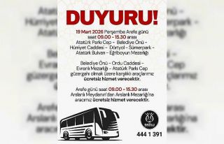 Nazilli’de Ramazan Bayramı öncesi mezarlıklara...