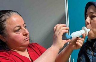 Nazilli’de vatandaşlara solunum testi yapıldı