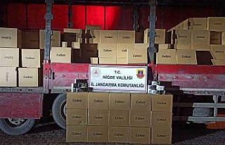 Niğde’de 8 milyon 800 bin kaçak sigara ele geçirildi