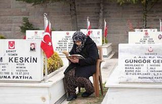 Niğde’de bayram arifesinde şehitlikler ziyaret...