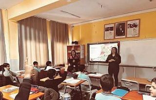 Öğrencilere gıda güvenliği ve iyi tarım eğitimi...