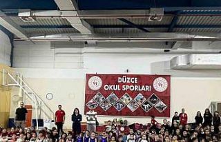 Okul sporları cimnastik müsabakaları tamamlandı