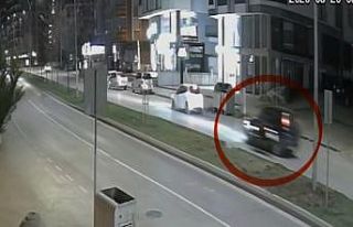 Ölümlü motosiklet kazasının güvenlik kamerası...