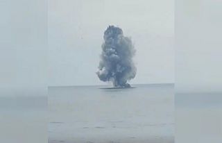 Ordu Valiliğinden imha edilen insansız deniz aracı...