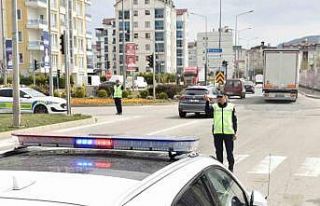Ordu’da bir haftada 20 bine yakın araç ve sürücüsü...