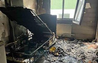 Ordu’da dairede yangın paniği