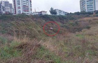 Otomobil 10 metre aşağıya uçtu: 1 yaralı