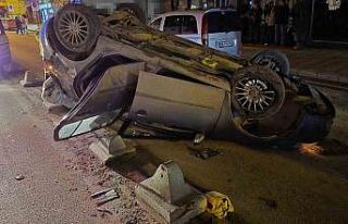 Otomobil takla attı: 1 yaralı