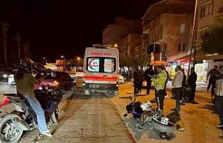 Payas’ta otomobille çarpışan motosikletin sürücüsü...