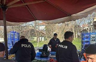 Pazarda cüzdan hırsızlığı iddiası polisi harekete...