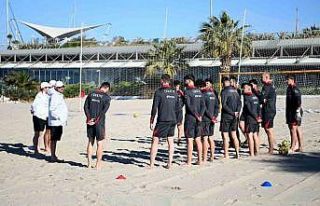 Plaj Futbolu Milli Takımı kamp için Kuşadası’nda