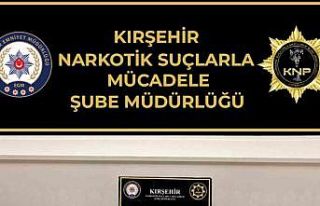 Polis durdurduğu araçta uyuşturucu ele geçirdi