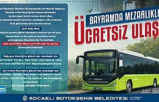 Ramazan Bayramı süresince toplu taşıma ücretsiz...