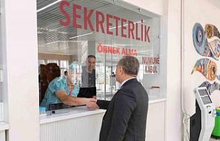 Rektör Altun’dan hastane personeline ziyaret