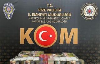 Rize’de kaçakçılık operasyonu