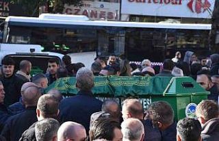 Sahilde ölü bulunan iş adamı son yolculuğuna...