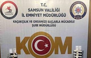 Samsun’da 10 bin 980 doldurulmuş makaron ele geçirildi