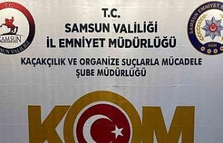 Samsun’da 40 litre kaçak etil alkol ele geçirildi