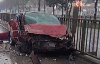 Samsun’da otomobil ile tır çarpıştı: 1 yaralı