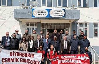 Samsun’dan Diyarbakır’a uzanan gönül köprüsü...