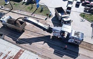 Sanayi sitesinin 10 yıllık yol sorunu bitiyor