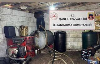 Şanlıurfa’da bin 250 litre kaçak akaryakıt ele...