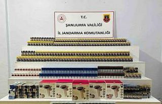 Şanlıurfa’da kaçak sigara ve telefon ele geçirildi