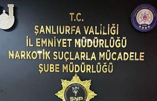 Şanlıurfa’da uyuşturucu operasyonu:2 gözaltı