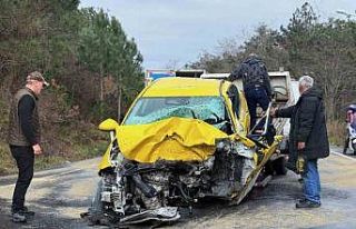 Sarıyer’de hatalı sollama zincirleme kazaya neden...