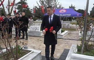 Şehitler Bafra’da dualarla anıldı