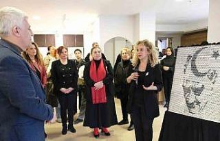 "Sessiz Çizgiler" Sergisi, Çanakkale ruhunu...